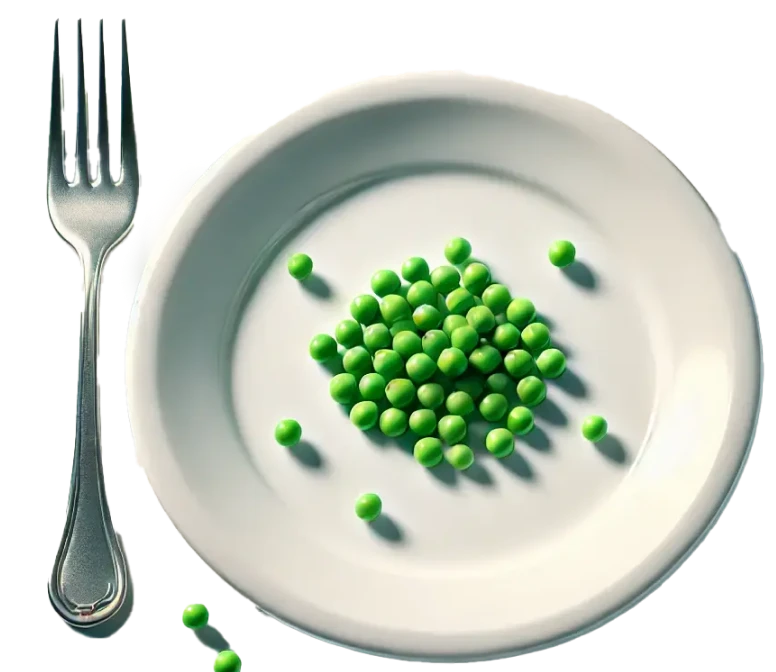 Dish of peas